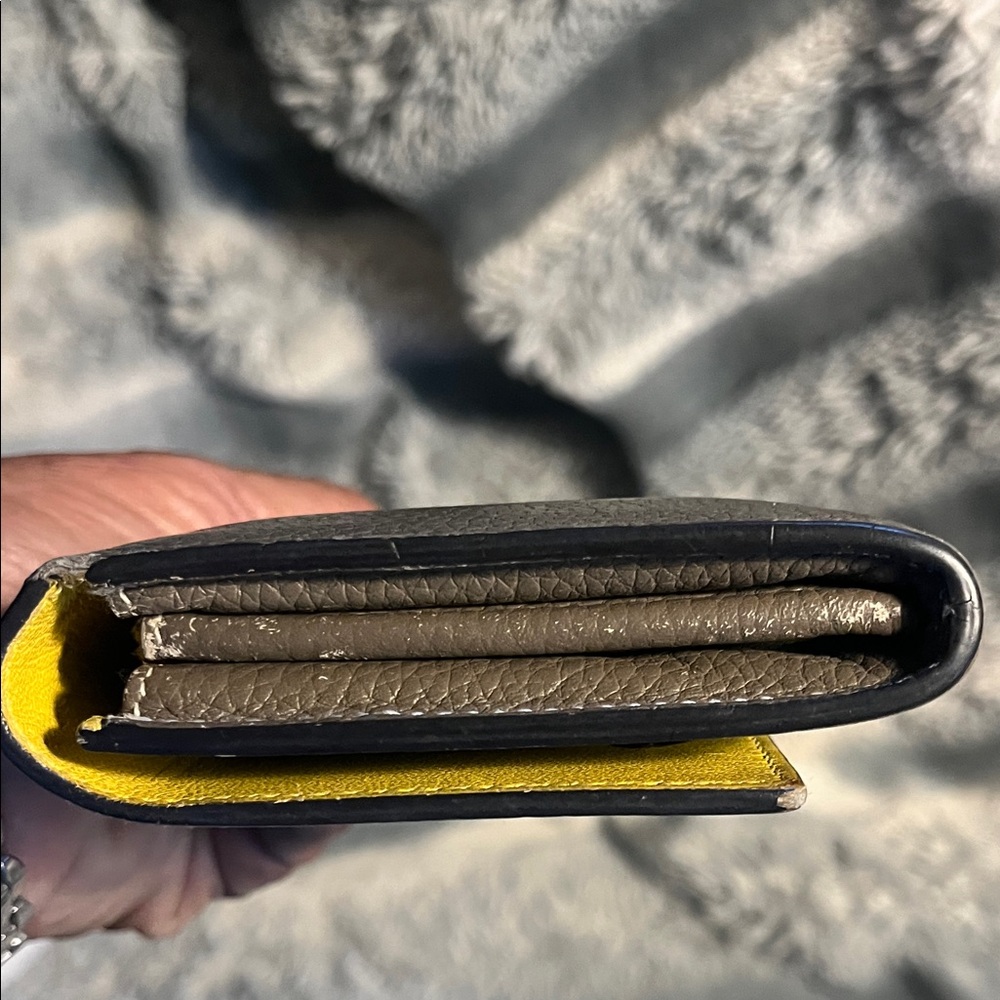 Luxury Celine Long Taupe Leather Wallet - Picture 12 of 16